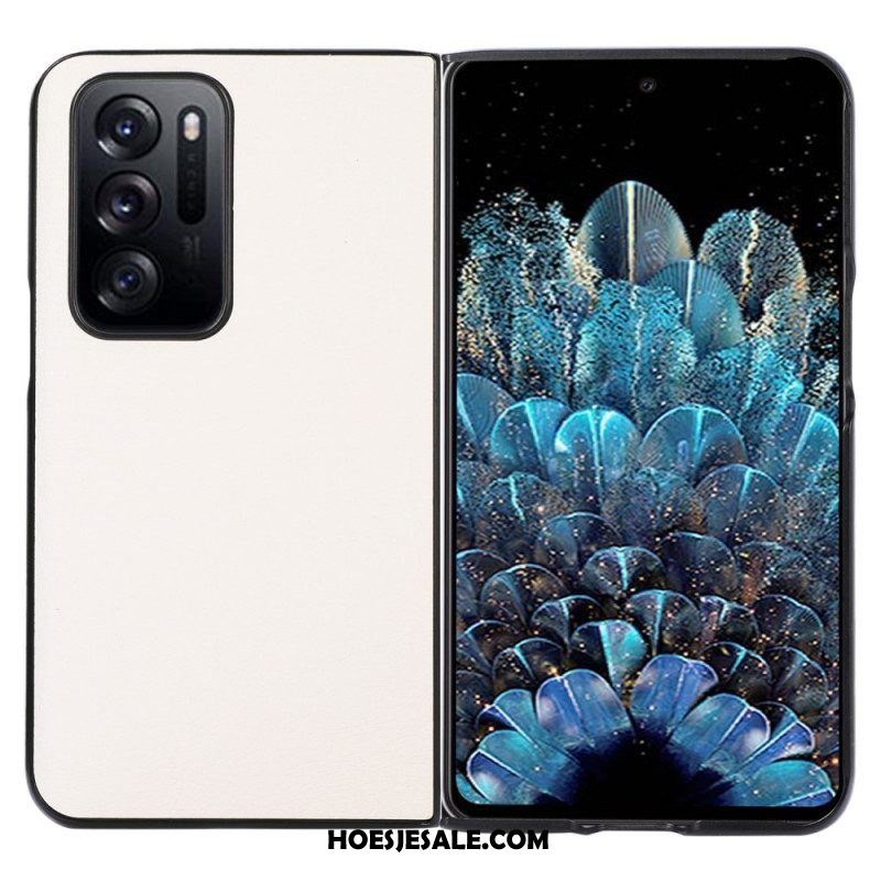 Telefoonhoesje voor Oppo Find N Lychee Lederen Stijl