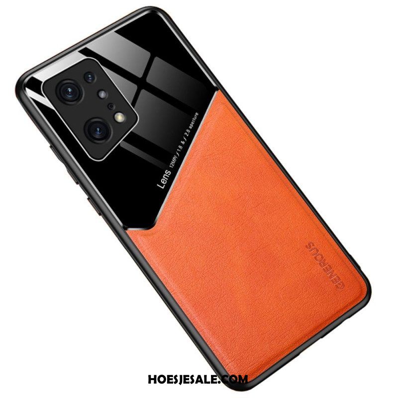 Telefoonhoesje voor Oppo Find X5 Pro Premium Kunstleer