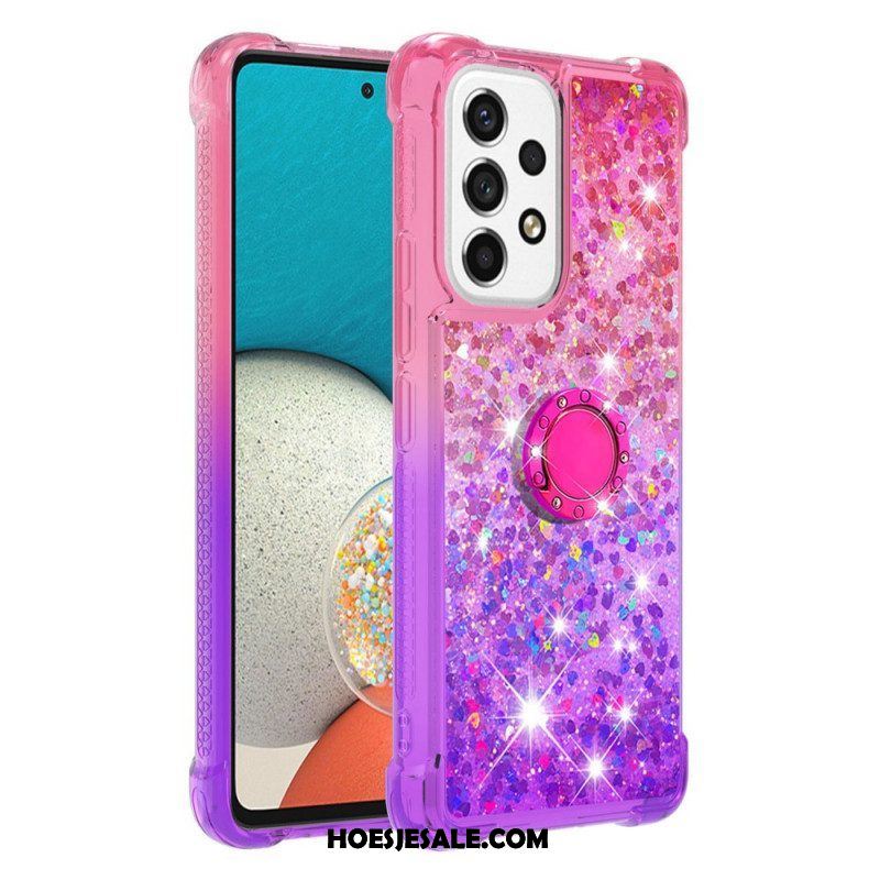 Telefoonhoesje voor Samsung Galaxy A53 5G Glitter Ringbeugel