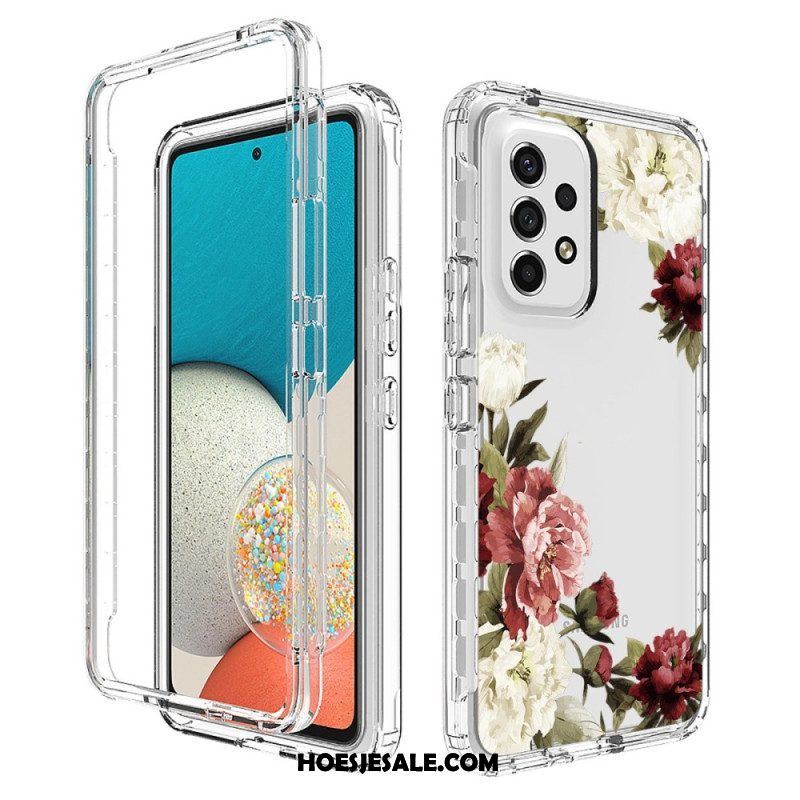 Telefoonhoesje voor Samsung Galaxy A53 5G Naadloze Bloemen