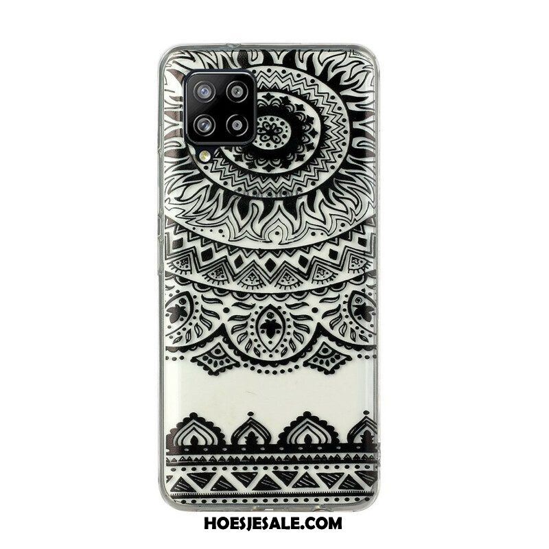 Telefoonhoesje voor Samsung Galaxy M12 / A12 Naadloze Bloemenmandala