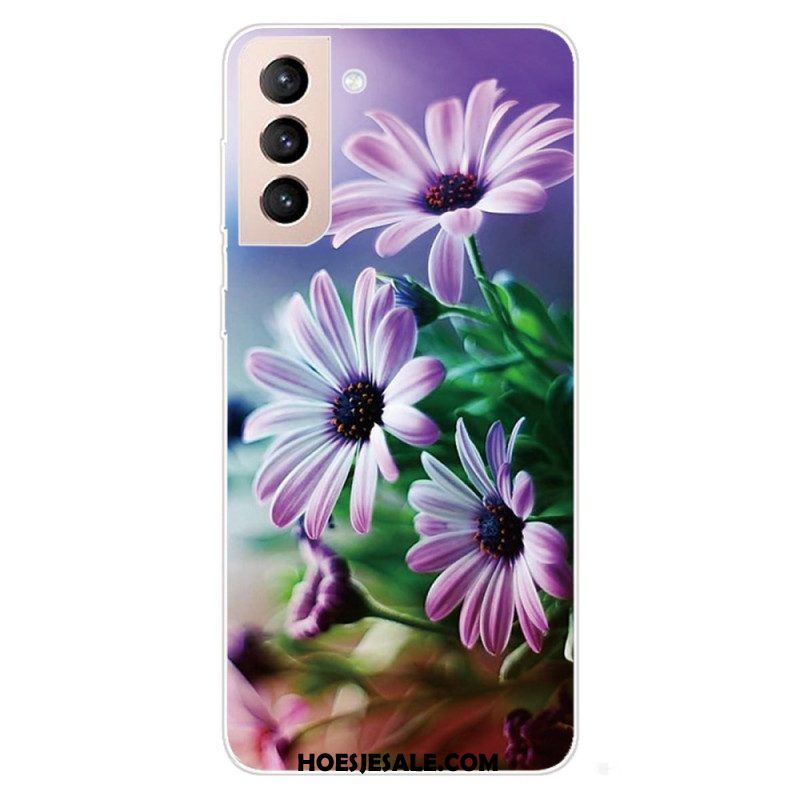 Telefoonhoesje voor Samsung Galaxy S22 5G Realistische Bloemen