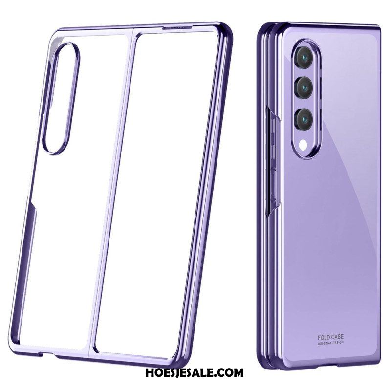 Telefoonhoesje voor Samsung Galaxy Z Fold 4 Discreet Metaal