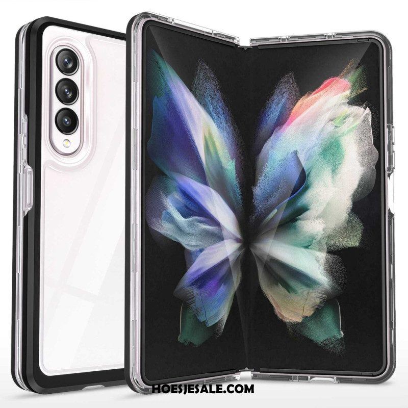 Telefoonhoesje voor Samsung Galaxy Z Fold 4 Transparante Sportkleding