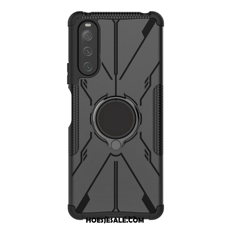 Telefoonhoesje voor Sony Xperia 10 IV Roterende Ring