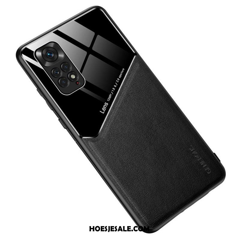 Telefoonhoesje voor Xiaomi Redmi Note 11 / 11S Magnetisch Leereffect