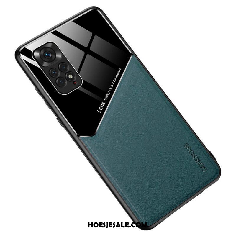 Telefoonhoesje voor Xiaomi Redmi Note 11 / 11S Magnetisch Leereffect