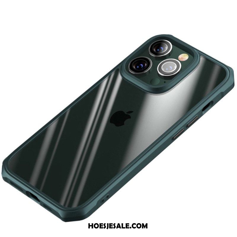 Telefoonhoesje voor iPhone 14 Pro Hybride Gekleurde Knoppen
