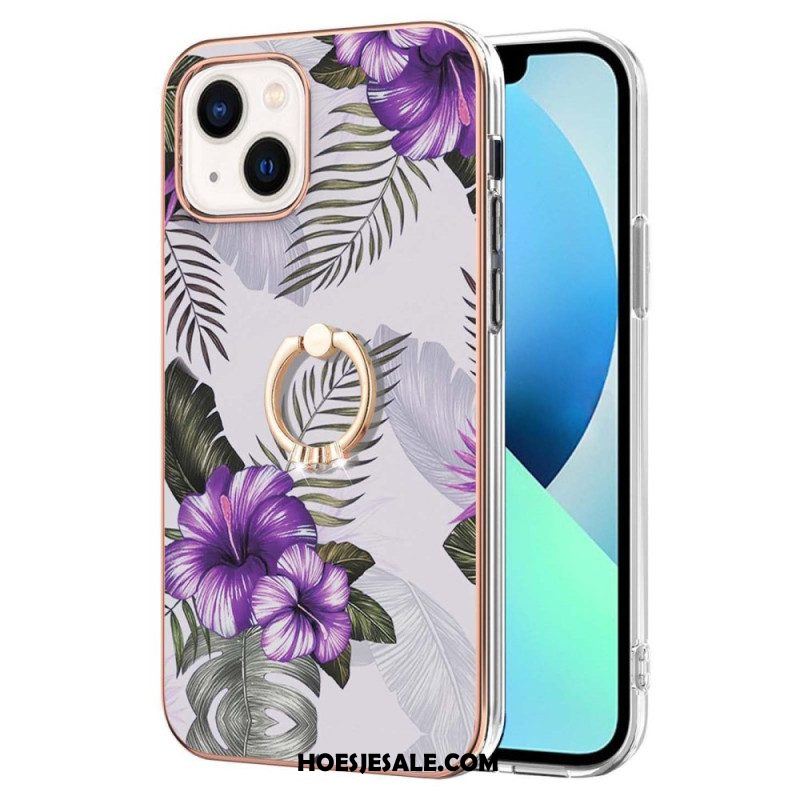 Telefoonhoesje voor iPhone 15 Plus Bloemenringhouder