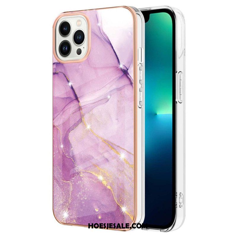 Telefoonhoesje voor iPhone 15 Pro Marmer