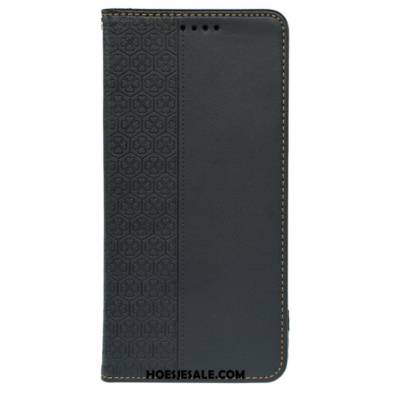 Xiaomi 17 Flip-cover Met Klavertjes Vier