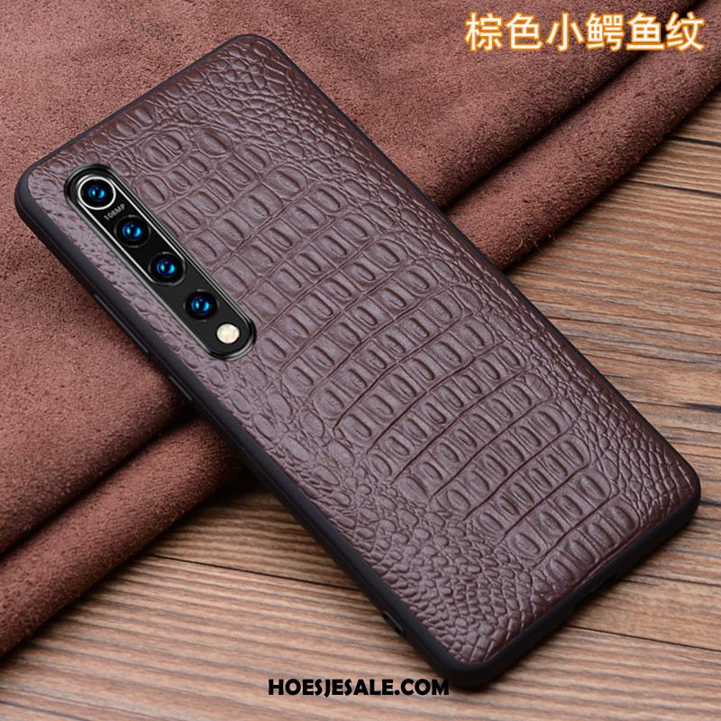 Xiaomi Mi 10 Hoesje Leren Etui Leer All Inclusive Persoonlijk Rood Goedkoop