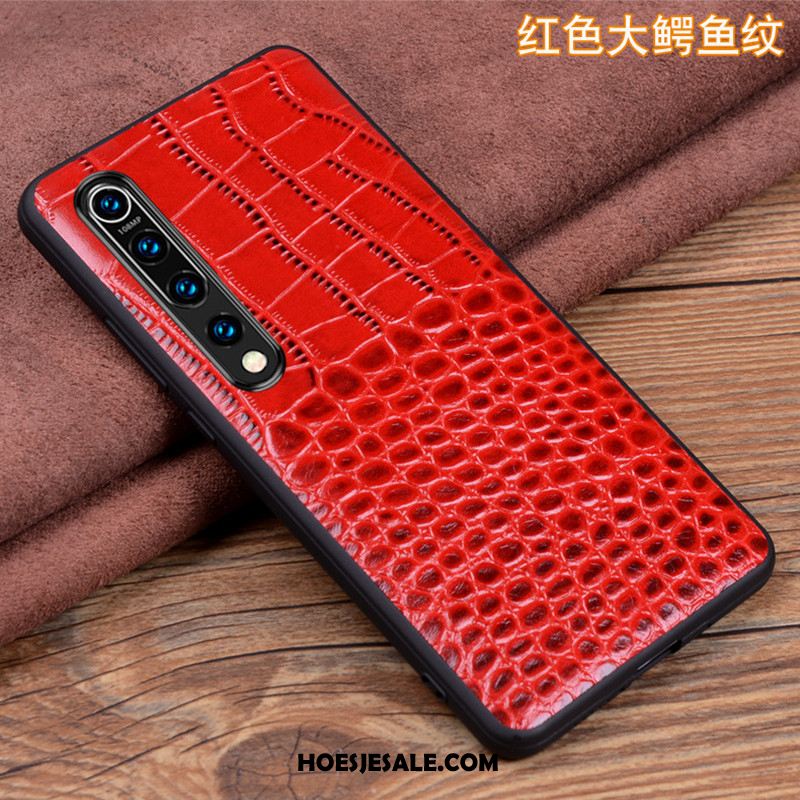 Xiaomi Mi 10 Hoesje Leren Etui Leer All Inclusive Persoonlijk Rood Goedkoop