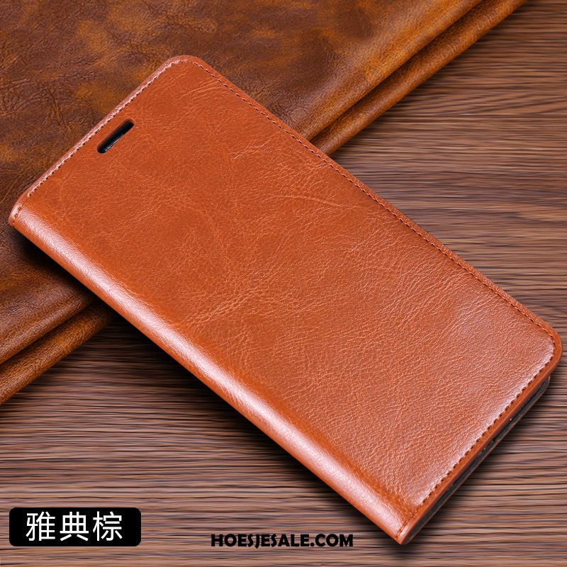 Xiaomi Mi 10 Hoesje Mobiele Telefoon Vouw Mini Leren Etui Rood Goedkoop