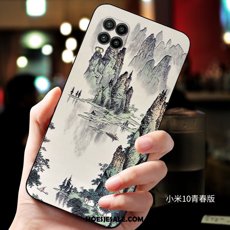 Xiaomi Mi 10 Lite Hoesje Wit All Inclusive Anti-fall Zacht Mobiele Telefoon Sale