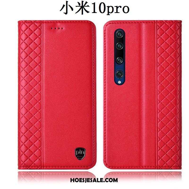 Xiaomi Mi 10 Pro Hoesje All Inclusive Bescherming Leren Etui Geel Anti-fall Kopen