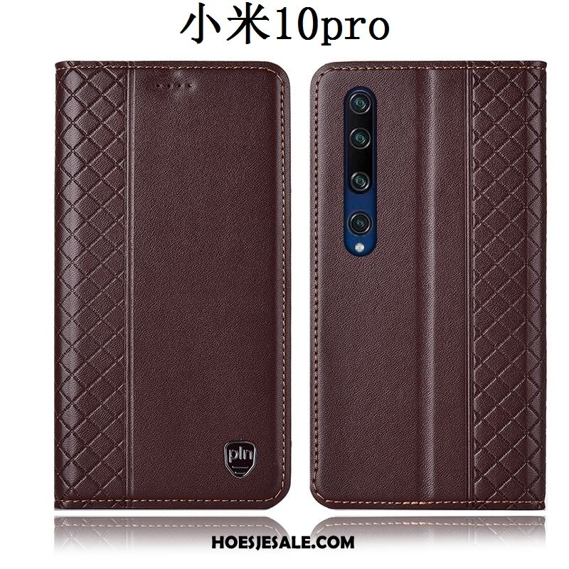 Xiaomi Mi 10 Pro Hoesje All Inclusive Bescherming Leren Etui Geel Anti-fall Kopen