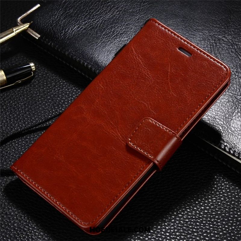 Xiaomi Mi 10 Pro Hoesje Clamshell Bescherming Goud Anti-fall Leren Etui Goedkoop