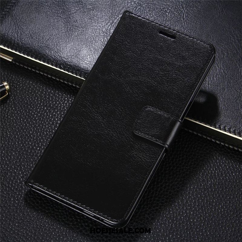 Xiaomi Mi 10 Pro Hoesje Clamshell Bescherming Goud Anti-fall Leren Etui Goedkoop