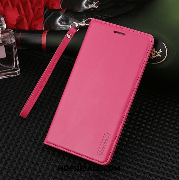 Xiaomi Mi 10 Pro Hoesje Leren Etui Echt Leer All Inclusive Roze Mobiele Telefoon