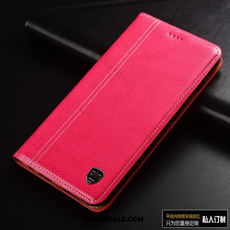 Xiaomi Mi 10 Pro Hoesje Mode Leren Etui Roze Bedrijf Anti-fall Sale