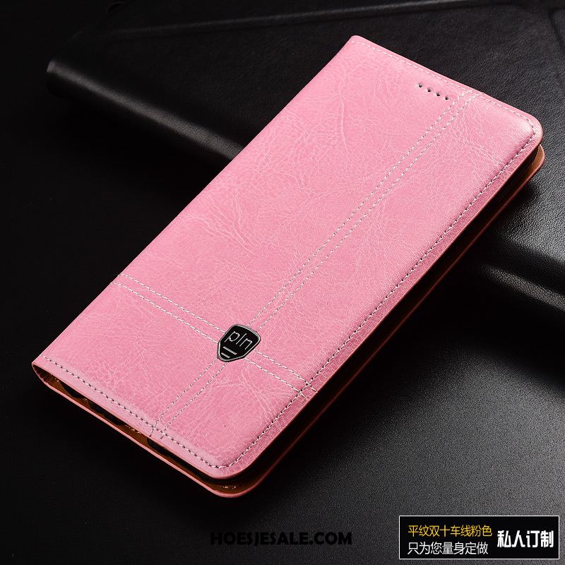 Xiaomi Mi 10 Pro Hoesje Mode Leren Etui Roze Bedrijf Anti-fall Sale