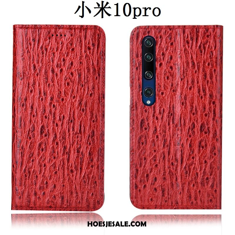 Xiaomi Mi 10 Pro Hoesje Patroon Mini Vogel Folio Hoes Sale