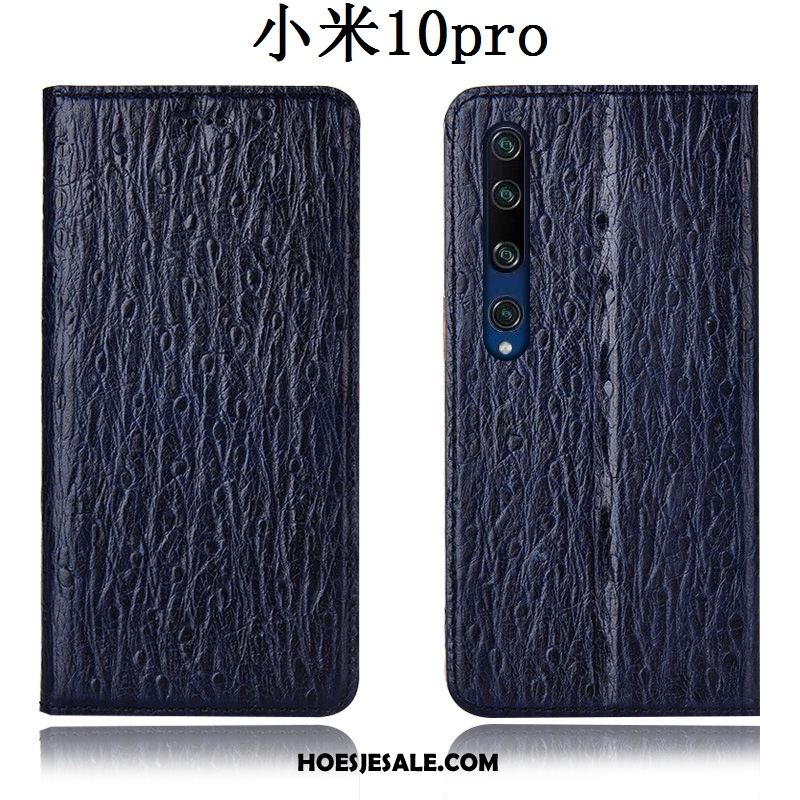 Xiaomi Mi 10 Pro Hoesje Patroon Mini Vogel Folio Hoes Sale