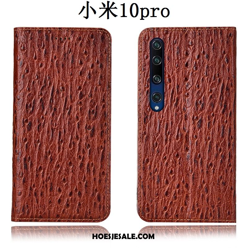 Xiaomi Mi 10 Pro Hoesje Patroon Mini Vogel Folio Hoes Sale