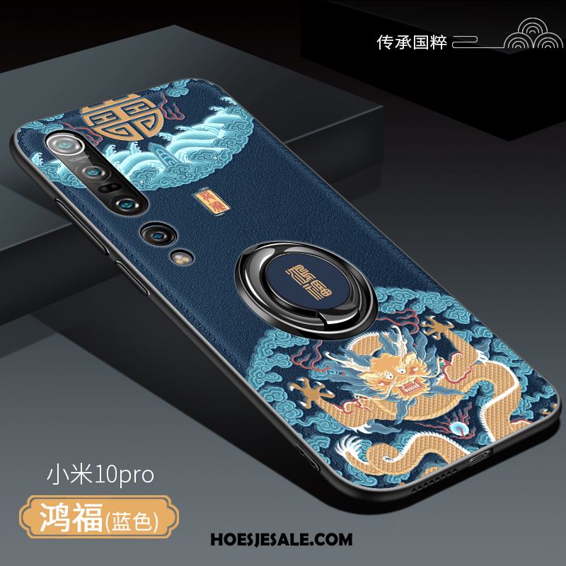 Xiaomi Mi 10 Pro Hoesje Scheppend Anti-fall Ring Ondersteuning Hoes Sale