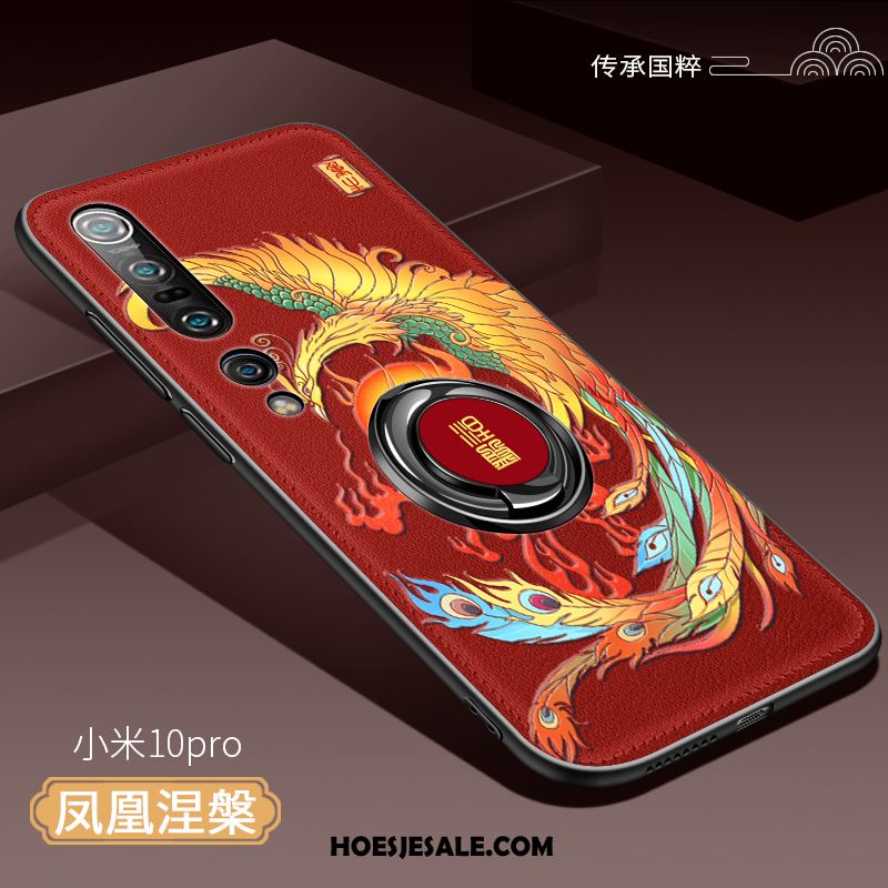 Xiaomi Mi 10 Pro Hoesje Scheppend Anti-fall Ring Ondersteuning Hoes Sale