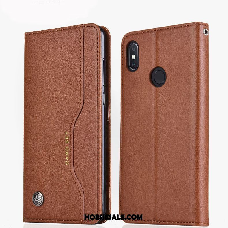 Xiaomi Mi 8 Hoesje All Inclusive Hoes Echt Leer Anti-fall Persoonlijk Korting