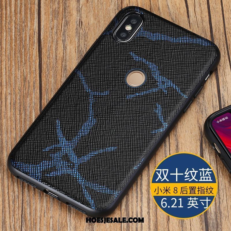 Xiaomi Mi 8 Hoesje Anti-fall Echt Leer Scheppend Hoes All Inclusive Online