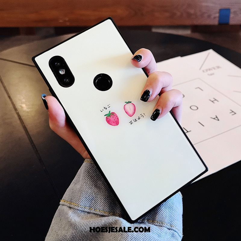 Xiaomi Mi 8 Hoesje Anti-fall Glas Vierkante Mini Mobiele Telefoon Kopen