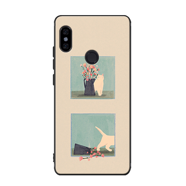 Xiaomi Mi 8 Hoesje Anti-fall Hemming Mobiele Telefoon Rood Kat Sale