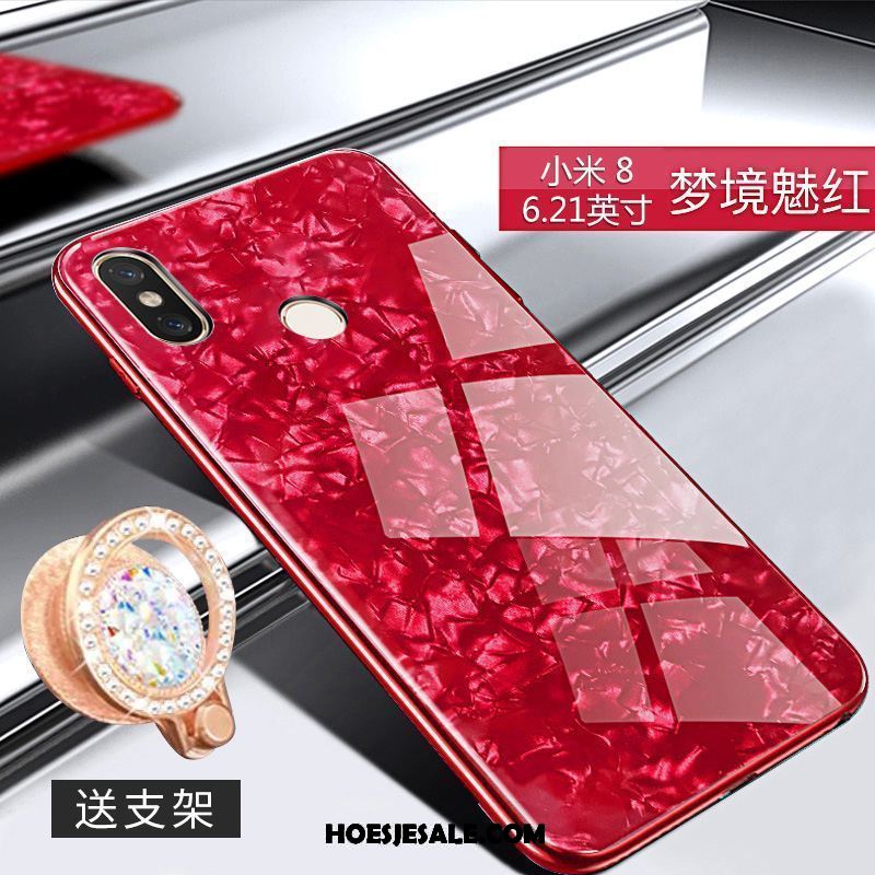 Xiaomi Mi 8 Hoesje Anti-fall Net Red Dun Persoonlijk Hanger Sale