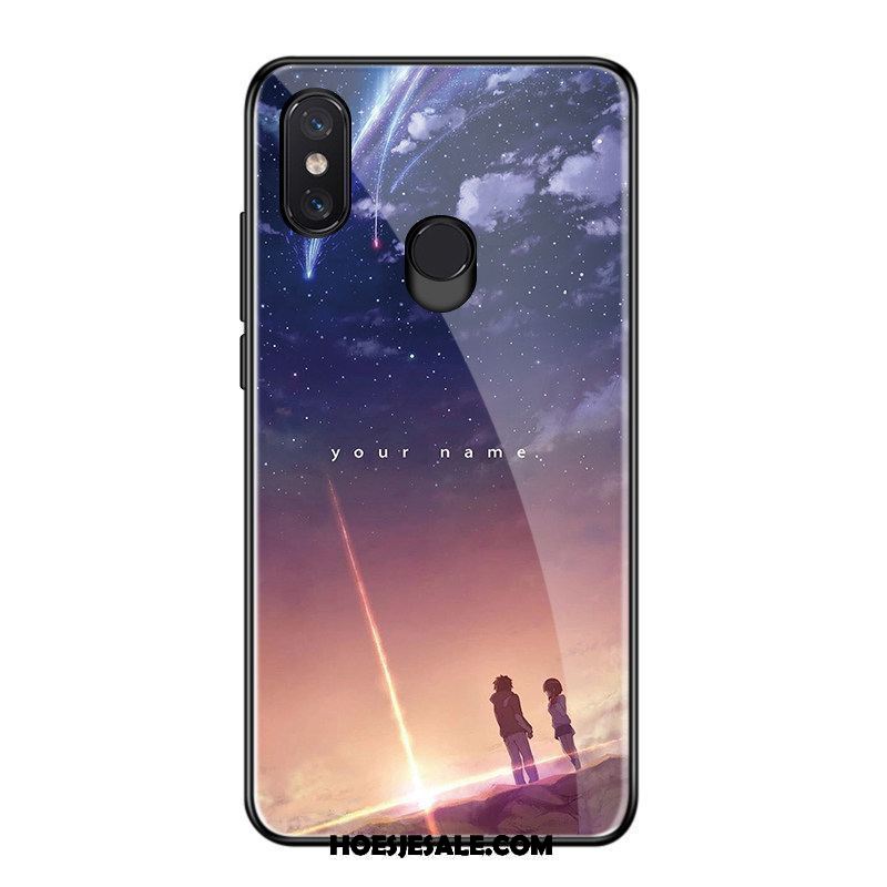 Xiaomi Mi 8 Hoesje Bescherming Dun Spotprent Anti-fall Patroon Goedkoop