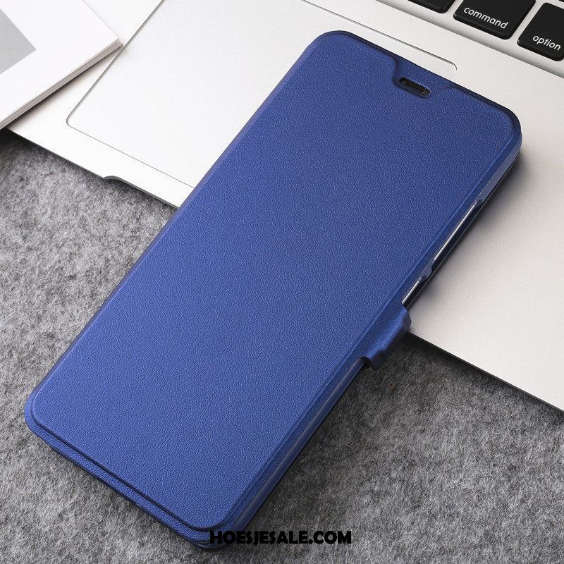 Xiaomi Mi 8 Hoesje Bescherming Hoes Blauw Mobiele Telefoon Leren Etui Aanbiedingen