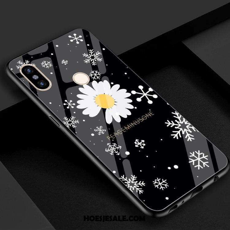 Xiaomi Mi 8 Hoesje Draak Zwart Mini Bloemen Glas Aanbiedingen