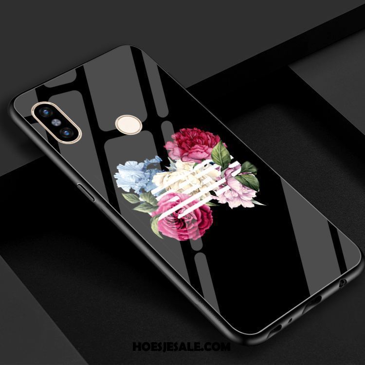 Xiaomi Mi 8 Hoesje Draak Zwart Mini Bloemen Glas Aanbiedingen