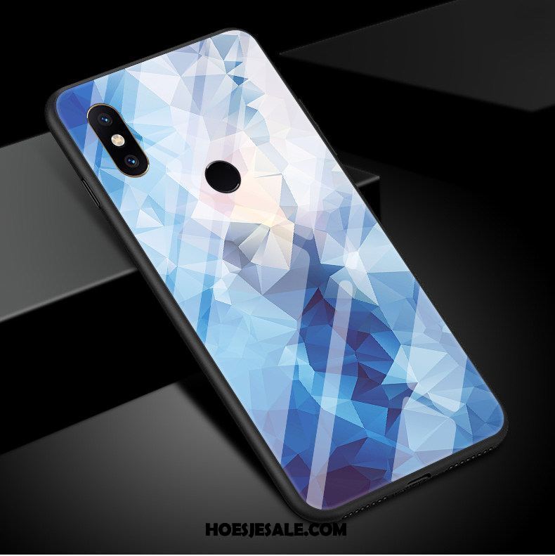 Xiaomi Mi 8 Hoesje Geometrie Spiegel Ruit Patroon Mobiele Telefoon Goedkoop