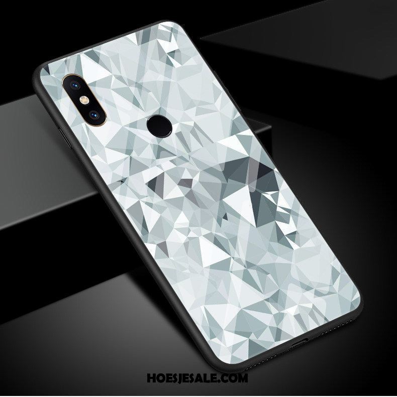 Xiaomi Mi 8 Hoesje Geometrie Spiegel Ruit Patroon Mobiele Telefoon Goedkoop