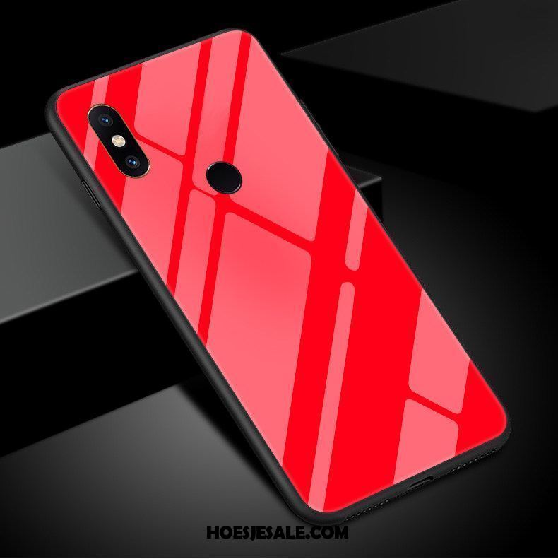 Xiaomi Mi 8 Hoesje Glas Hoes Doorzichtig Trendy Merk Eenvoudige Goedkoop