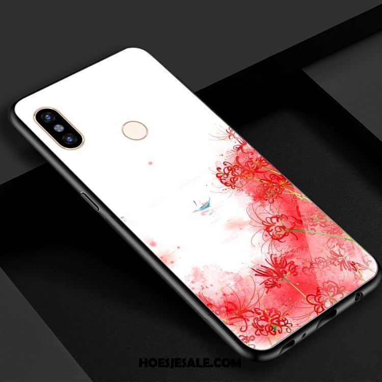 Xiaomi Mi 8 Hoesje Mini Wit Mobiele Telefoon Bloemen Rood Online