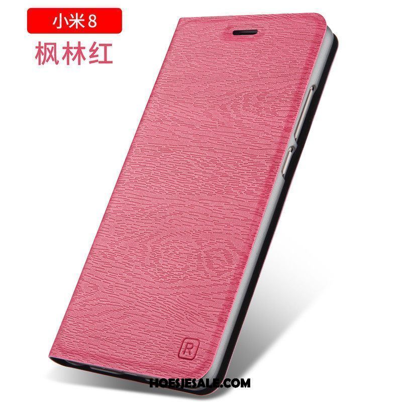 Xiaomi Mi 8 Hoesje Mobiele Telefoon Bescherming Blauw Leren Etui Anti-fall Kopen