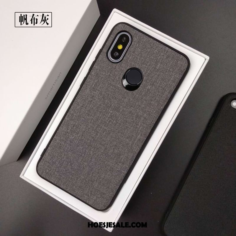 Xiaomi Mi 8 Hoesje Mobiele Telefoon Original Siliconen Blauw Patroon Goedkoop