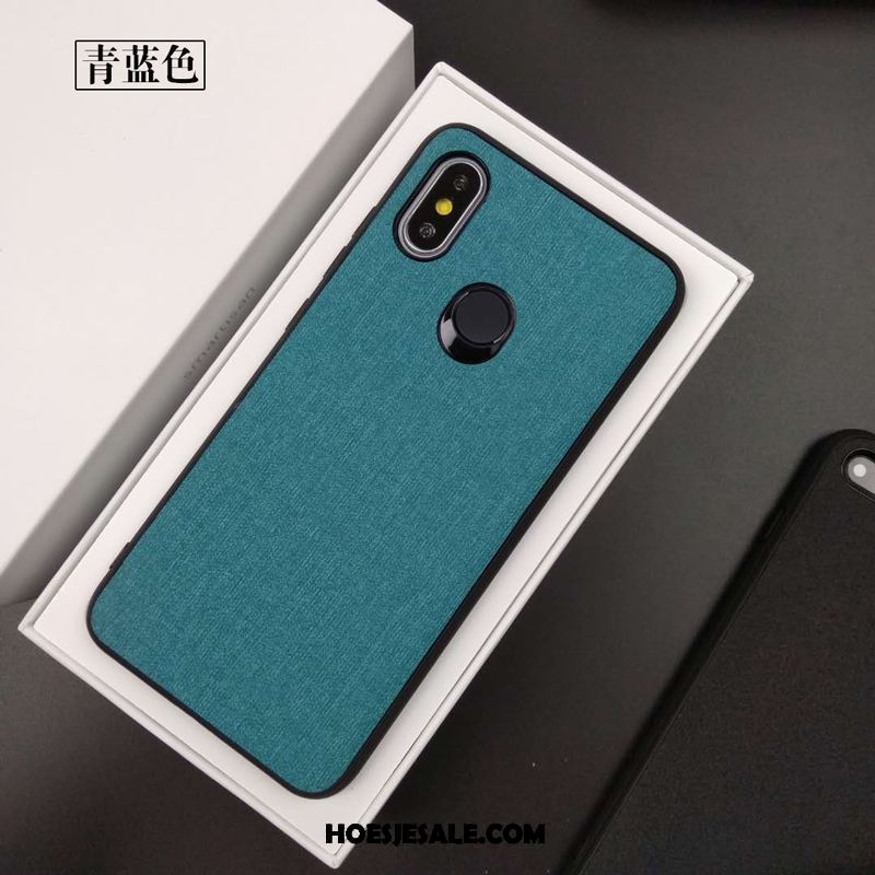 Xiaomi Mi 8 Hoesje Mobiele Telefoon Original Siliconen Blauw Patroon Goedkoop