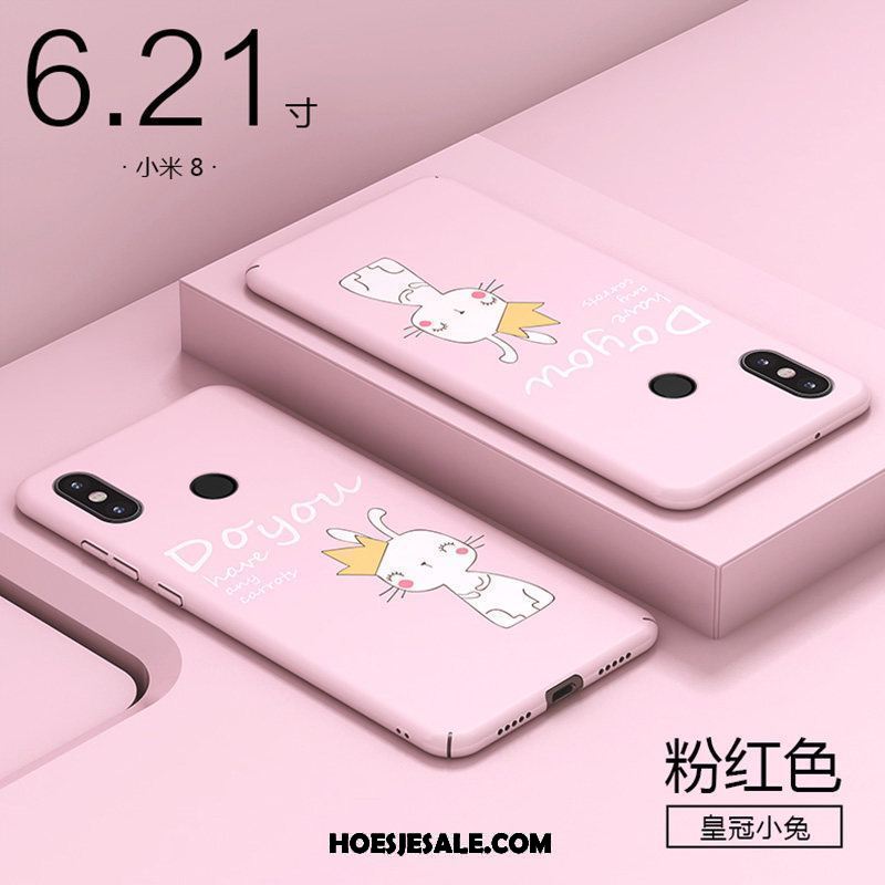 Xiaomi Mi 8 Hoesje Scheppend Roze Plastic Bescherming Persoonlijk Kopen