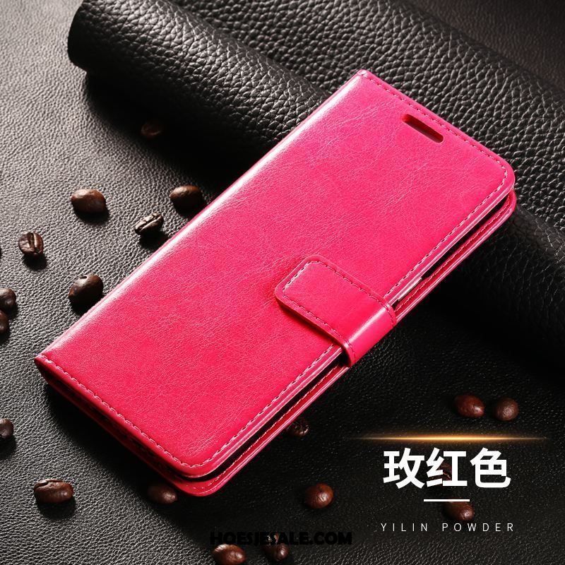Xiaomi Mi 8 Hoesje Siliconen Hoes Rood Eenvoudige Trendy Merk Winkel