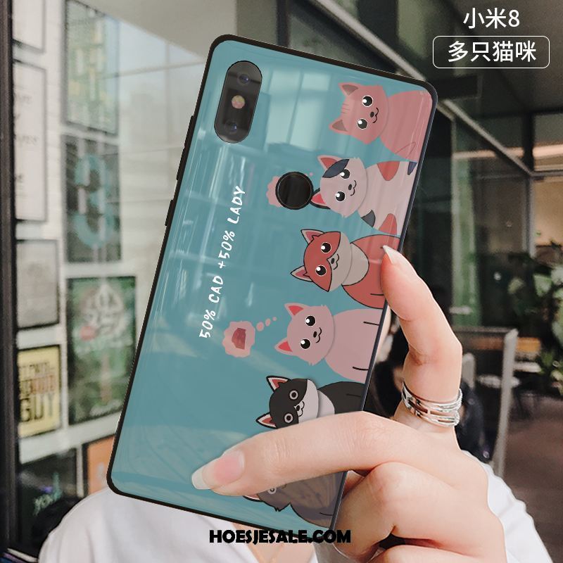 Xiaomi Mi 8 Hoesje Trend Anti-fall Mini Mobiele Telefoon Siliconen